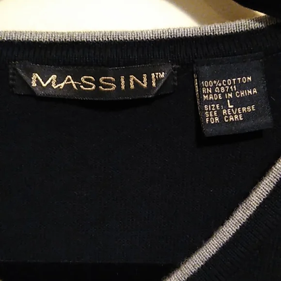 EUC Massini Men's Sweater Size Large - Picture 3 of 4